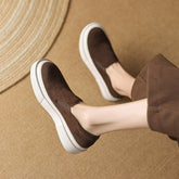 Casual Round Head Deep Mouth Pumps Muffin Bottom